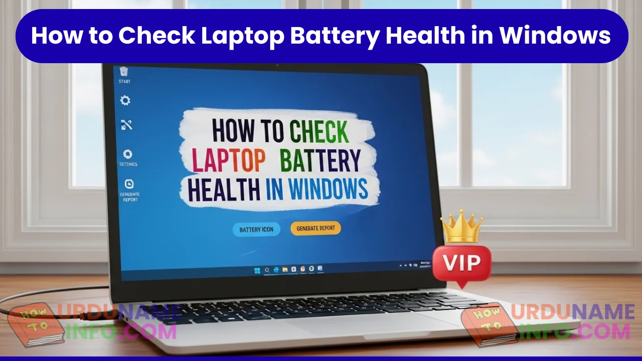 How to Check Laptop Battery Health in Windows (Windows 10 & 11)